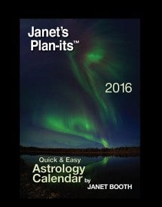 Janet's Plan-its Astrology Calendar by Janet Booth