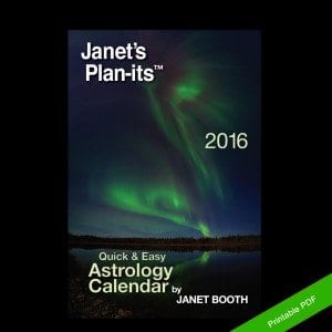 Janet's Plan-its Astrology Calendar